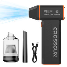 Load image into Gallery viewer, CROSSGUN X31 Compressed Air Duster-120000RPM Super Power Electric Air Duster, 4-Gear Adjustable Mini Blower with Fast Charging, Dust Blower for Computer, Keyboard, House, Outdoor and Car