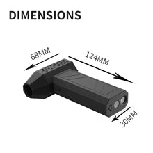 Load image into Gallery viewer, CROSSGUN Air Duster Jet Mini Turbo Fan King Kong Jetfan Strong Fan Portable Handheld With LED Lighting Dust Elimination Computer hurricane storm X3