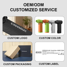 Load image into Gallery viewer, CROSSGUN Air Duster Jet Mini Turbo Fan King Kong Jetfan Strong Fan Portable Handheld With LED Lighting Dust Elimination Computer hurricane storm X3