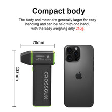 Load image into Gallery viewer, CROSSGUN X31 Compressed Air Duster-120000RPM Super Power Electric Air Duster, 4-Gear Adjustable Mini Blower with Fast Charging, Dust Blower for Computer, Keyboard, House, Outdoor and Car
