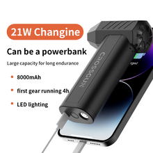 Load image into Gallery viewer, CROSSGUN New Jet Fan Strong Portable Power Handheld Dust Elimination Computer Hurricane Storm Source Mini Turbo Fan LED X6 Pro