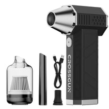 Load image into Gallery viewer, CROSSGUN Mini Jet Turbo X5 Jetfan Strong Fan Portable Handheld With LED Lighting Dust Elimination For Car Table Computer jetfan turbo fans air duster