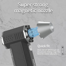 Load image into Gallery viewer, X5 Mini Jet Turbo Fan 120000RPM Brushless Electric Air Duster 2-in-1 Wireless Handheld Blower & Vacuum Cleaner Aluminum CNC For Car PC Camera Dust Cleaning