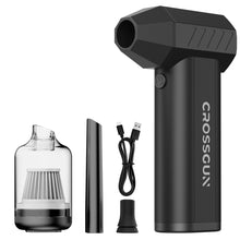 Load image into Gallery viewer, CROSSGUN New Jet Fan Strong Portable Power Handheld Dust Elimination Computer Hurricane Storm Source Mini Turbo Fan LED X6 Pro