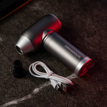 Load image into Gallery viewer, CROSSGUN-BS380FA1 Jet fan Electric Air Blower Mini Turbo Fan Cordless Compressed Air Duster Cleaner for Computer Rechargeable Portable BBQ Fan