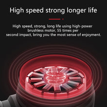 Load image into Gallery viewer, CROSSGUN-BS330 Mini Massage Gun, Portable Deep Tissue Massager Gun with Aluminum Housing Silicone Massage Heads Handheld Percussion Muscle Massager Gun for Travel Office Gym.