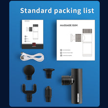 Load image into Gallery viewer, CROSSGUN-BS330 Mini Massage Gun, Portable Deep Tissue Massager Gun with Aluminum Housing Silicone Massage Heads Handheld Percussion Muscle Massager Gun for Travel Office Gym.