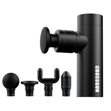 Load image into Gallery viewer, CROSSGUN-BS330 Mini Massage Gun, Portable Deep Tissue Massager Gun with Aluminum Housing Silicone Massage Heads Handheld Percussion Muscle Massager Gun for Travel Office Gym.