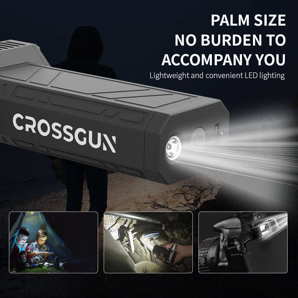 CROSSGUN Air Duster Jet Turbo King Kong Jetfan Strong Fan Portable Handheld With LED Lighting Dust Elimination Computer hurricane storm X3