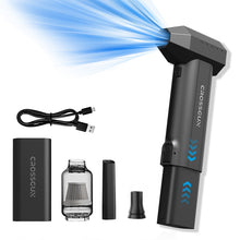Load image into Gallery viewer, CROSSGUN X6 PRO MAX Powerful Cordless Leaf Blower 120000RPM Mini Handheld Electric Blower Jet Fan Turbo Removable Replaceable Battery

