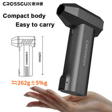 Load image into Gallery viewer, CROSSGUN X6 PRO MAX Powerful Cordless Leaf Blower 120000RPM Mini Handheld Electric Blower Jet Fan Turbo Removable Replaceable Battery
