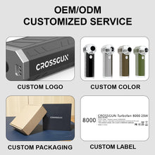 Load image into Gallery viewer, CROSSGUN Mini Jet Turbo X5 Jetfan Strong Fan Portable Handheld With LED Lighting Dust Elimination For Car Table Computer jetfan turbo fans air duster
