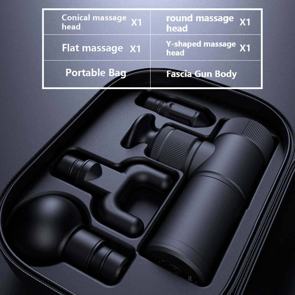 CROSSGUN- BS200 Mini Massage Gun Deep Tissue Massager - Portable Percussive Muscle Massage Gun for Pain Relief - Ultra Small and Quiet Muscle Massage Gun with Convenient Carrying Case to Use Anytime, Anywhere.
