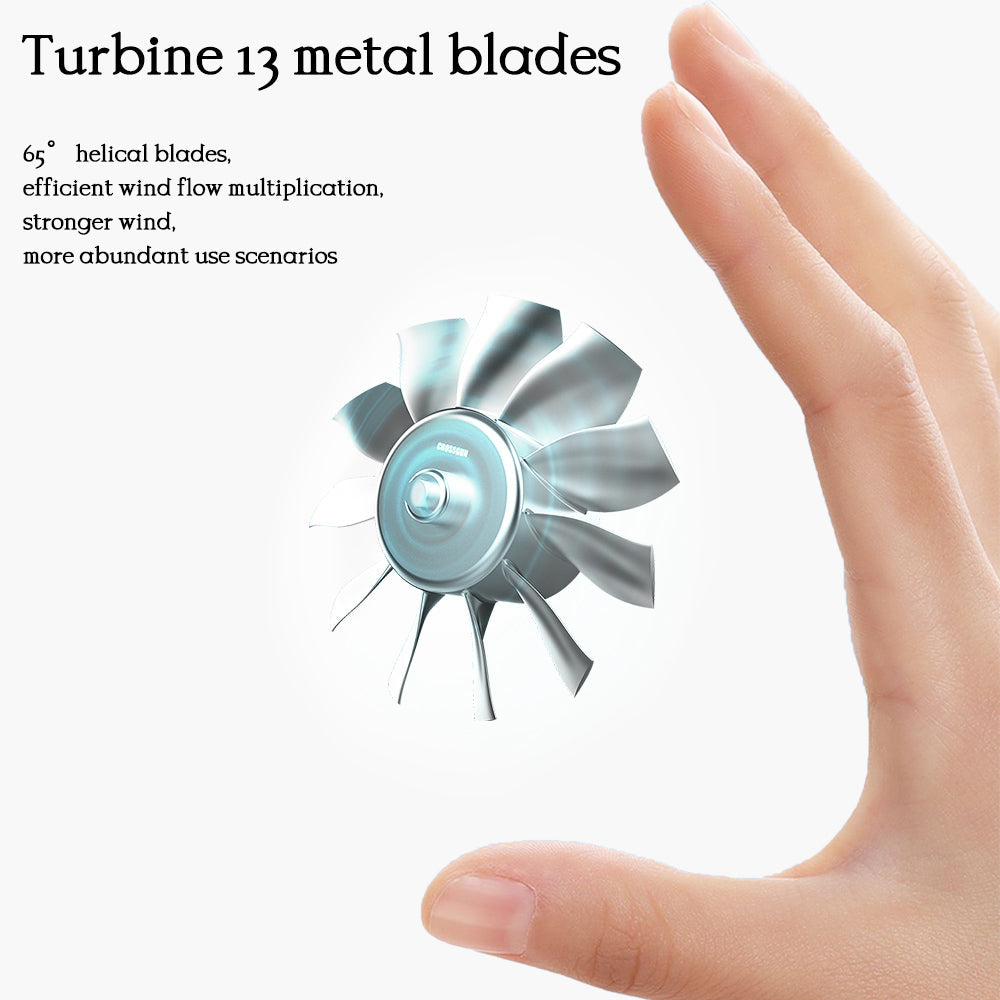 CROSSGUN-BS380FA1 Jet fan Electric Air Blower Mini Turbo Fan Cordless Compressed Air Duster Cleaner for Computer Rechargeable Portable BBQ Fan